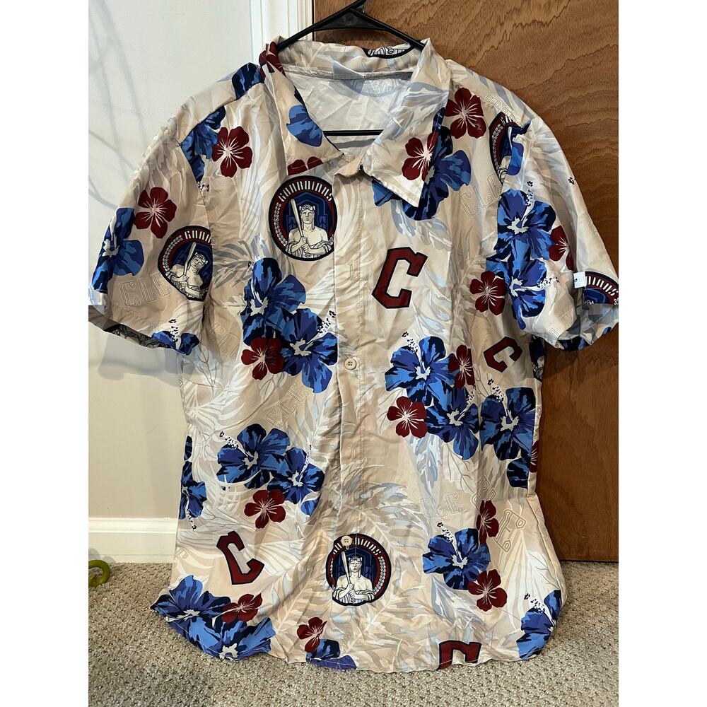 Cleveland Guardians Hawaiian Button Down Shirt